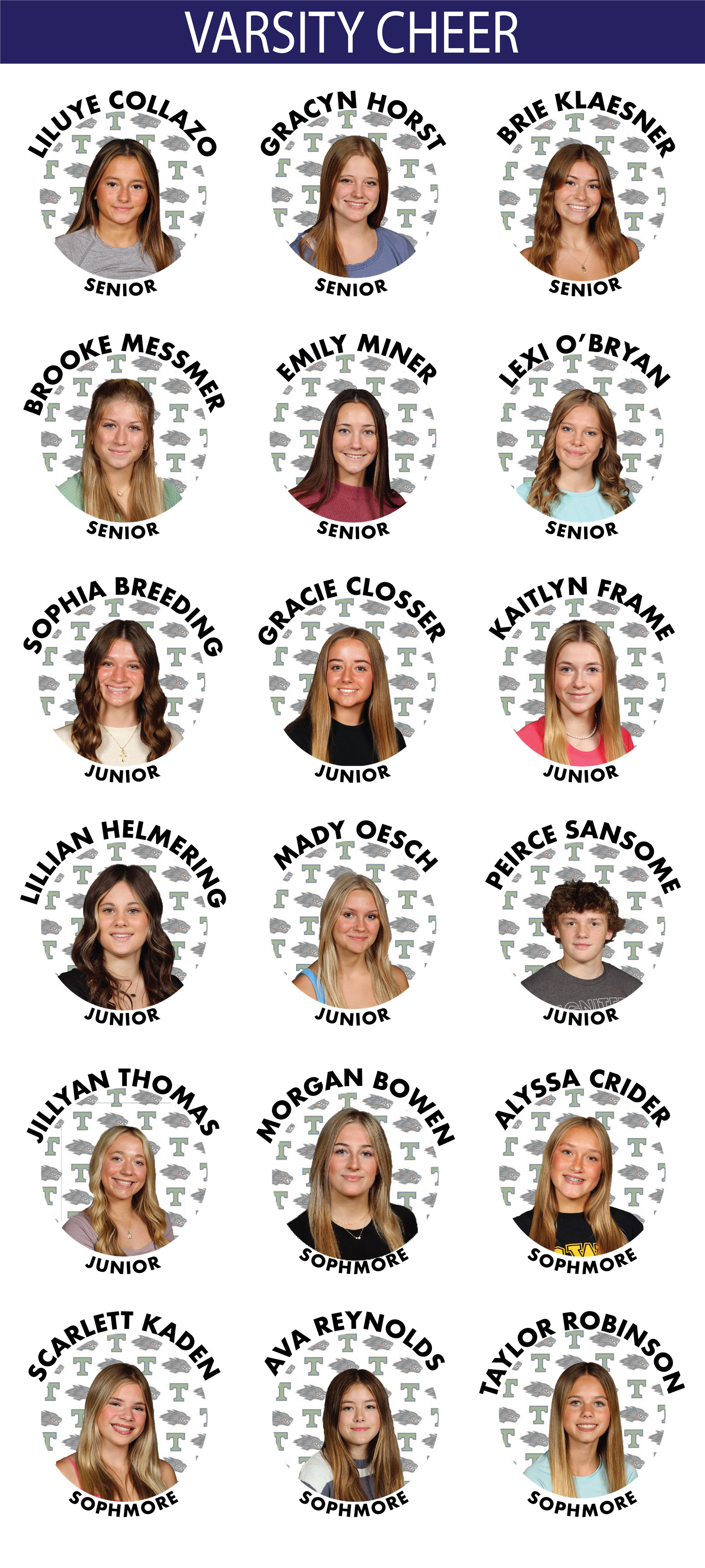 Cheer Roster